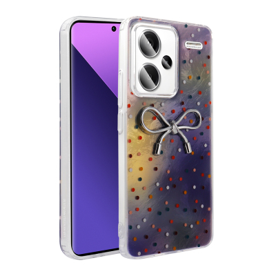 Xiaomi Redmi Note 13 Pro Plus 5G Case Camera Protection Figured Zore Ponti Silicone Cover - 4