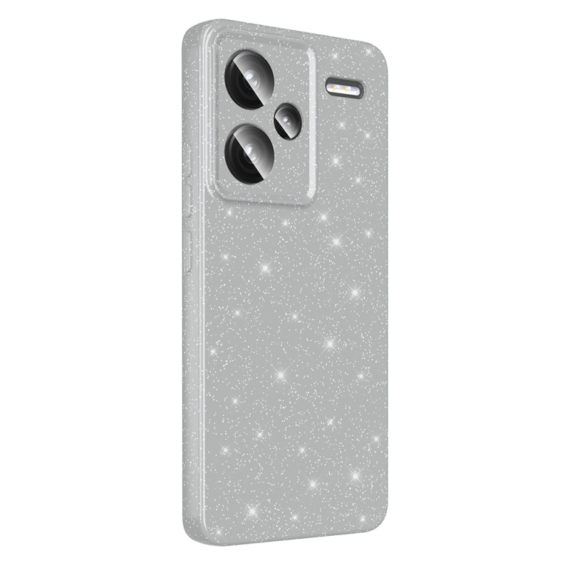 Xiaomi Redmi Note 13 Pro Plus 5G Case Camera Protection Glitter Luxury Zore Koton Cover - 8
