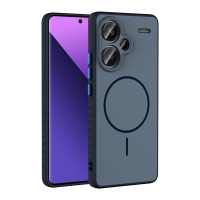 Xiaomi Redmi Note 13 Pro Plus 5G Case M-safe Charging Feature Zore Tea Cover - 4