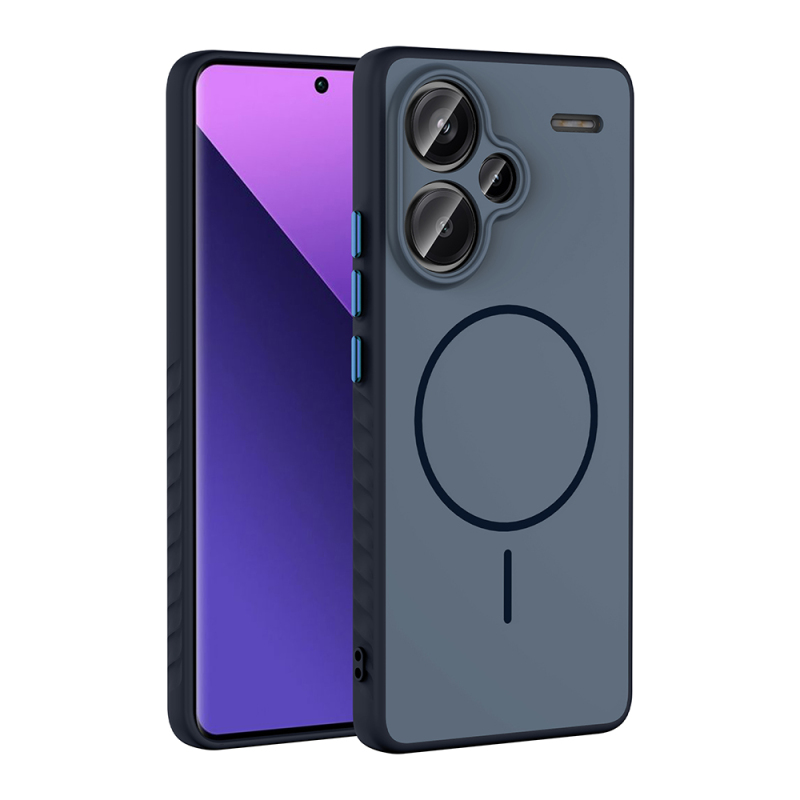 Xiaomi Redmi Note 13 Pro Plus 5G Case M-safe Charging Feature Zore Tea Cover - 4