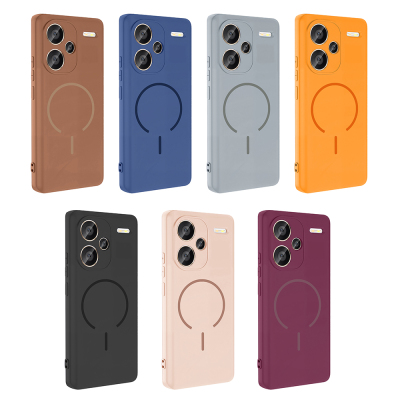 Xiaomi Redmi Note 13 Pro Plus 5G Case Zore Meta Cover with M-safe Charging Feature - 23
