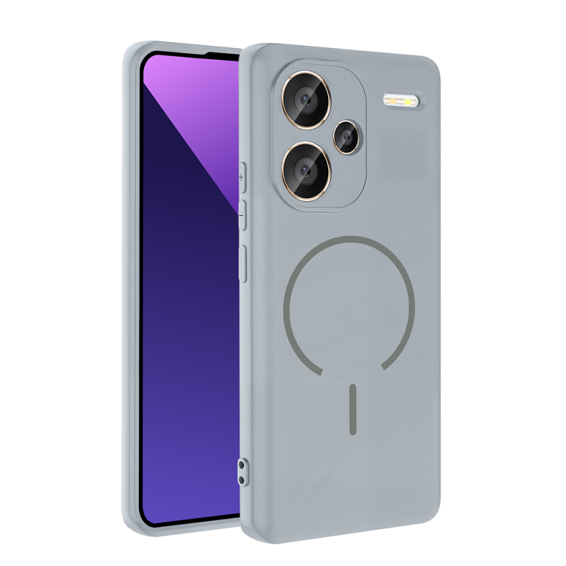 Xiaomi Redmi Note 13 Pro Plus 5G Case Zore Meta Cover with M-safe Charging Feature - 4