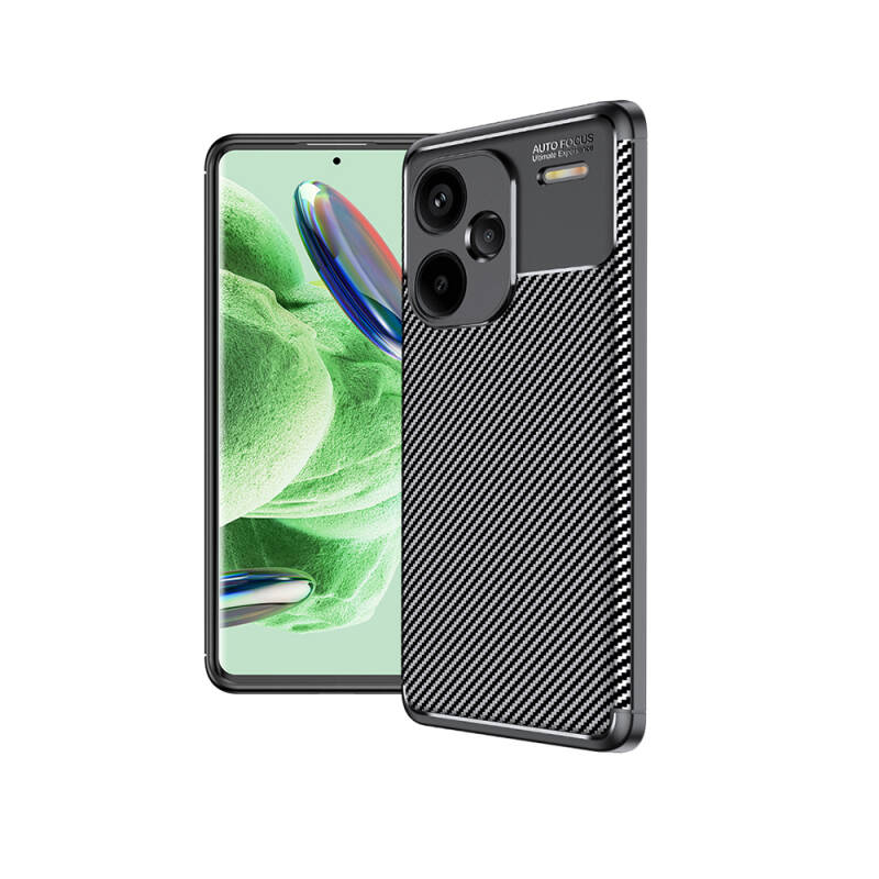 Xiaomi Redmi Note 13 Pro Plus 5G Case Zore Negro Silicone Cover - 1