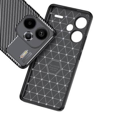 Xiaomi Redmi Note 13 Pro Plus 5G Case Zore Negro Silicone Cover - 4