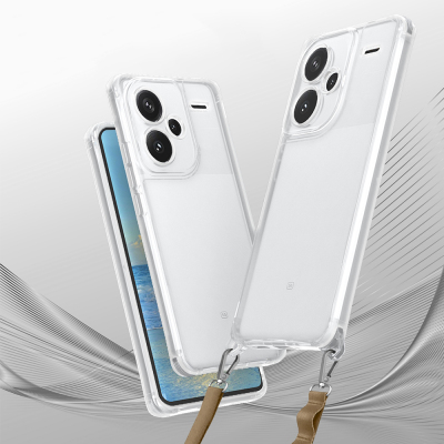 Xiaomi Redmi Note 13 Pro Plus 5G Kılıf Airbagli Takılabilir Askı Aparatlı Zore Snap Silikon Kapak - 3