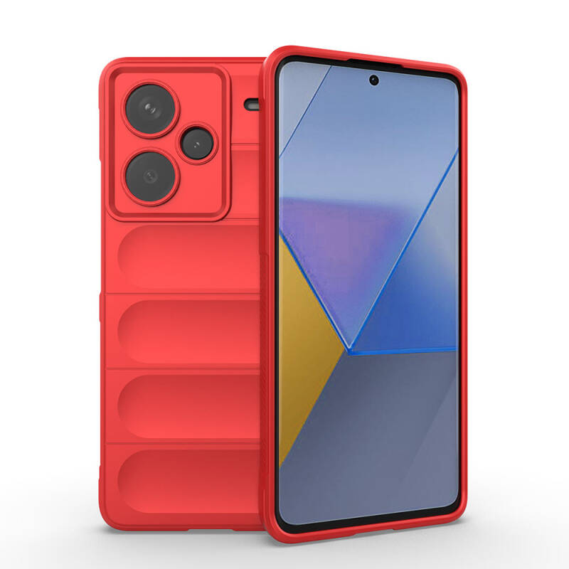 Xiaomi Redmi Note 13 Pro Plus 5G Kılıf Esnek TPU Oyuklu Arka Yüzey Tasarımlı Zore Etnik Silikon Kapak - 4