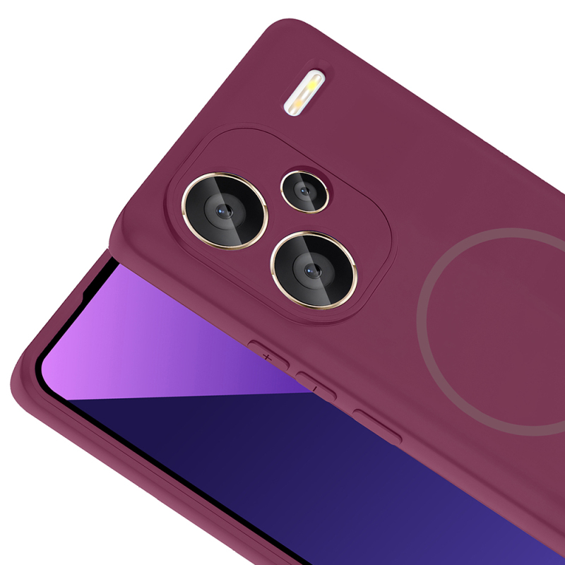 Xiaomi Redmi Note 13 Pro Plus 5G Kılıf M-safe Şarj Özellikli Zore Meta Kapak - 20