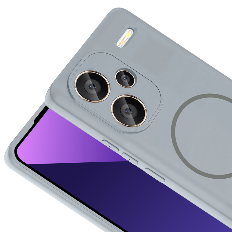 Xiaomi Redmi Note 13 Pro Plus 5G Kılıf M-safe Şarj Özellikli Zore Meta Kapak - 21