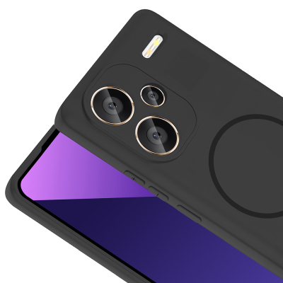 Xiaomi Redmi Note 13 Pro Plus 5G Kılıf M-safe Şarj Özellikli Zore Meta Kapak - 22