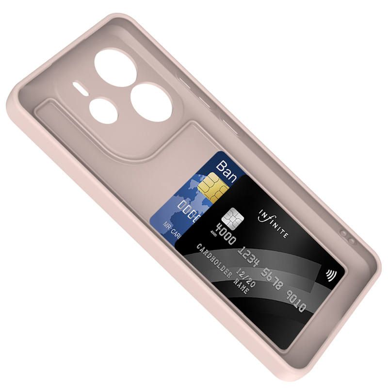 Xiaomi Redmi Note 14 4G Case Camera Protection Card Holder Zore Vitra Cover - 15