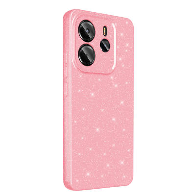 Xiaomi Redmi Note 14 4G Case Camera Protection Glitter Luxury Zore Koton Cover - 6