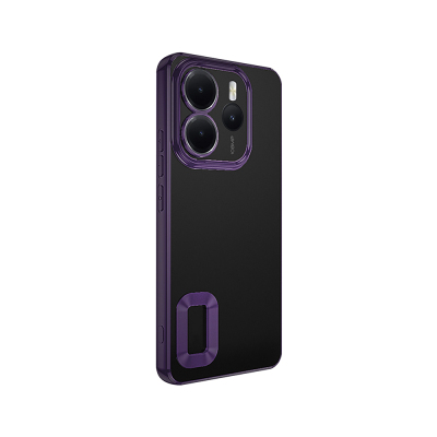 Xiaomi Redmi Note 14 4G Case Camera Protection Logo Showing Zore Omega Cover - 14