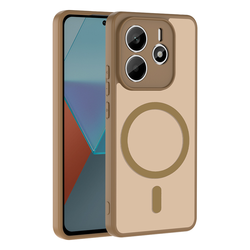 Xiaomi Redmi Note 14 4G Case M-safe Charging Feature Zore Ballet Flat Cover - 3