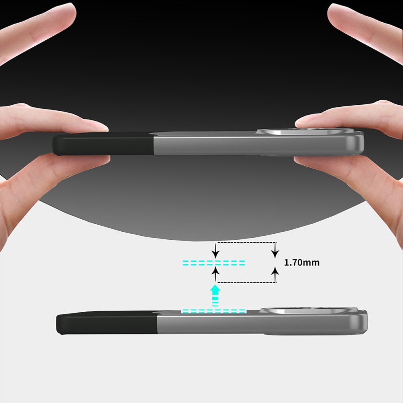 Xiaomi Redmi Note 14 4G Case Magnetic Zore Double Cover - 4
