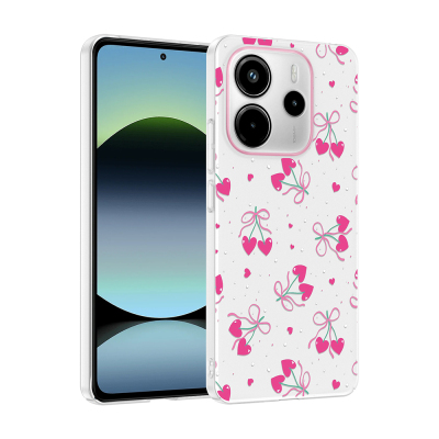 Xiaomi Redmi Note 14 4G Case with Camera Protector, Patterned Zore Clip Cover - 1