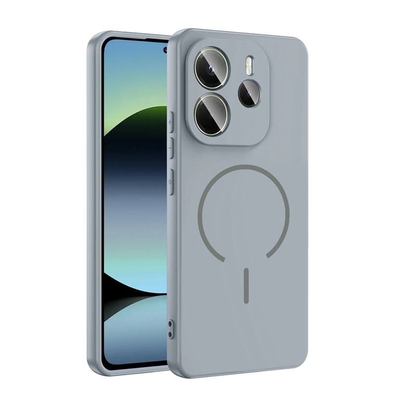 Xiaomi Redmi Note 14 4G Case Zore Meta Cover with M-safe Charging Feature - 4