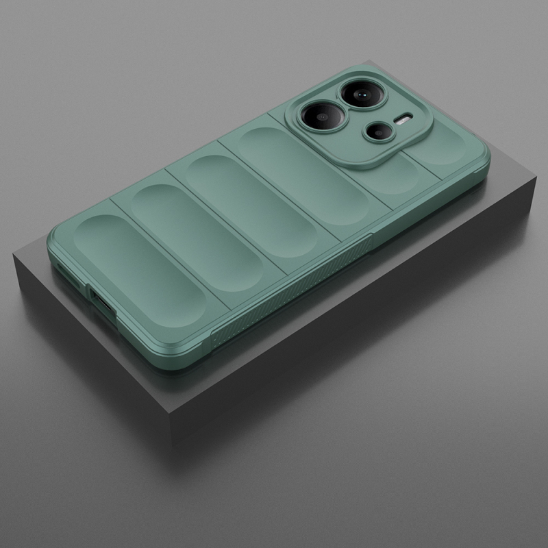 Xiaomi Redmi Note 14 4G Kılıf Esnek TPU Oyuklu Arka Yüzey Tasarımlı Zore Etnik Silikon Kapak - 11