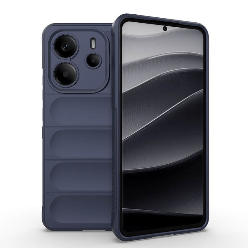 Xiaomi Redmi Note 14 4G Kılıf Esnek TPU Oyuklu Arka Yüzey Tasarımlı Zore Etnik Silikon Kapak - 3