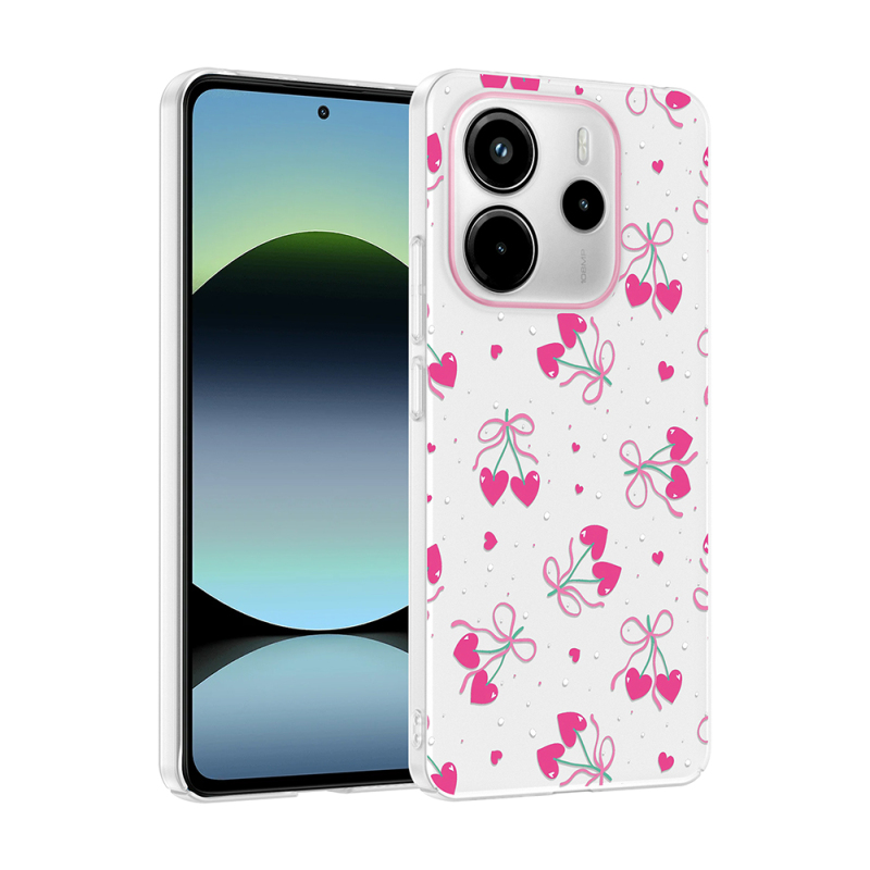 Xiaomi Redmi Note 14 4G Kılıf Kamera Korumalı Desenli Zore Klip Kapak - 1