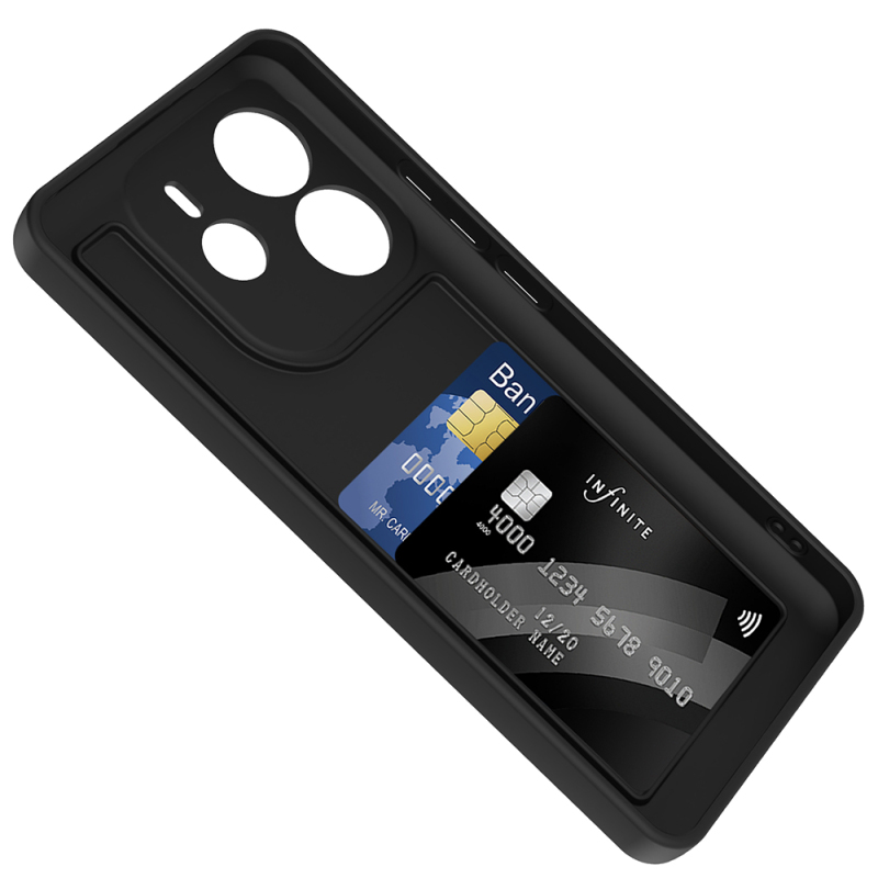 Xiaomi Redmi Note 14 4G Kılıf Kamera Korumalı Kartlık Hazneli Zore Vitra Kapak - 11
