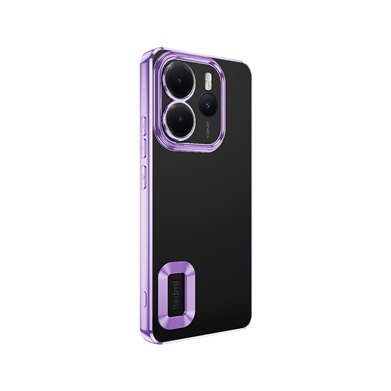 Xiaomi Redmi Note 14 4G Kılıf Kamera Korumalı Logo Gösteren Zore Omega Kapak - 8