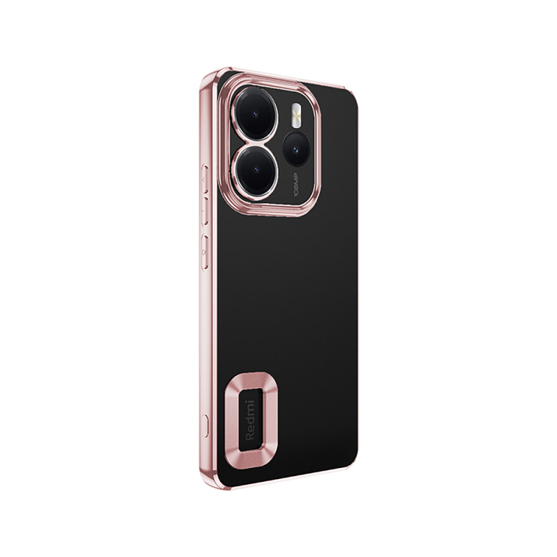 Xiaomi Redmi Note 14 4G Kılıf Kamera Korumalı Logo Gösteren Zore Omega Kapak - 10