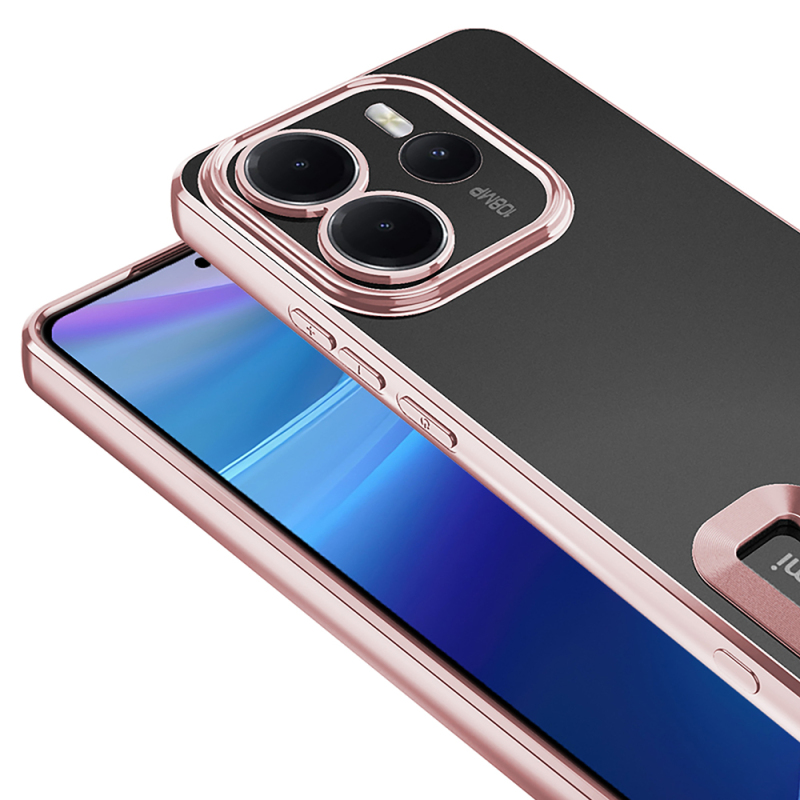 Xiaomi Redmi Note 14 4G Kılıf Kamera Korumalı Logo Gösteren Zore Omega Kapak - 11