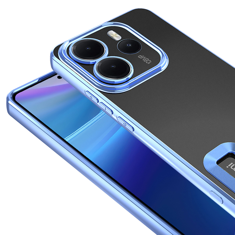 Xiaomi Redmi Note 14 4G Kılıf Kamera Korumalı Logo Gösteren Zore Omega Kapak - 13