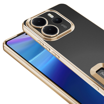Xiaomi Redmi Note 14 4G Kılıf Kamera Korumalı Logo Gösteren Zore Omega Kapak - 14