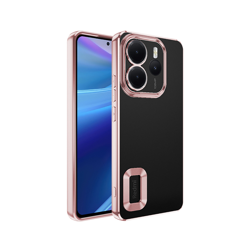Xiaomi Redmi Note 14 4G Kılıf Kamera Korumalı Logo Gösteren Zore Omega Kapak - 3