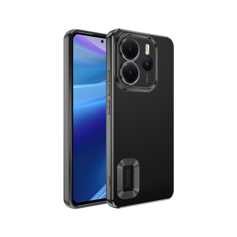 Xiaomi Redmi Note 14 4G Kılıf Kamera Korumalı Logo Gösteren Zore Omega Kapak - 7
