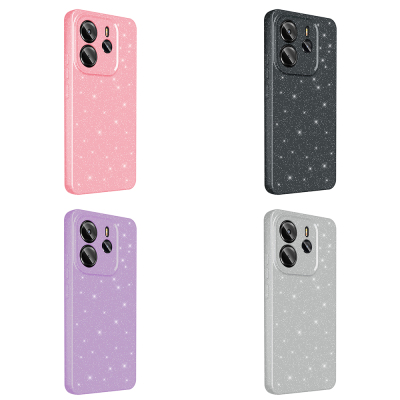 Xiaomi Redmi Note 14 4G Kılıf Kamera Korumalı Simli Lüks Zore Koton Kapak - 14