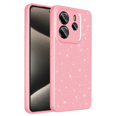 Xiaomi Redmi Note 14 4G Kılıf Kamera Korumalı Simli Lüks Zore Koton Kapak - 3