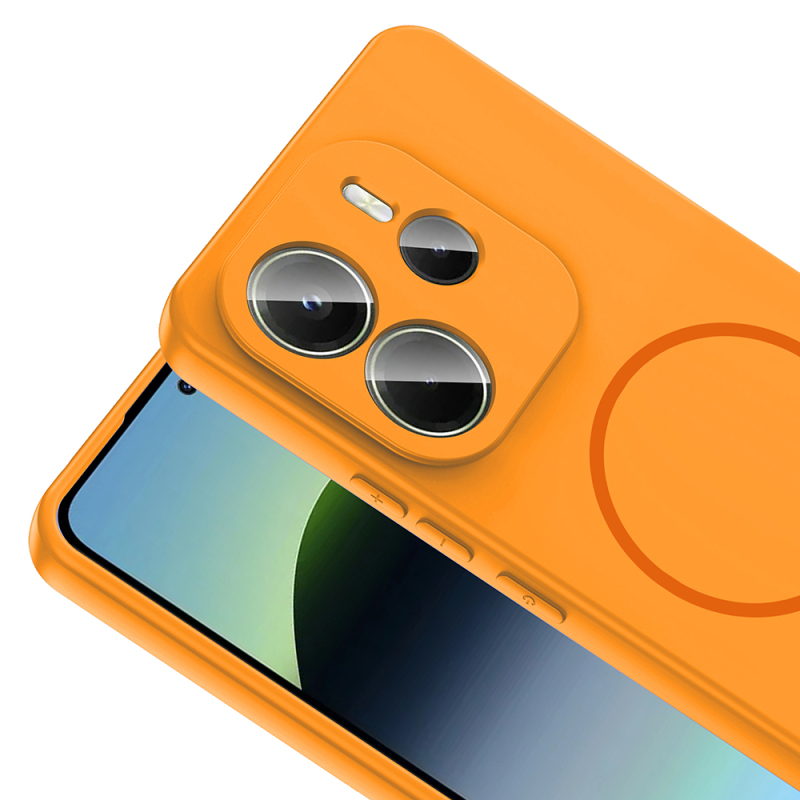 Xiaomi Redmi Note 14 4G Kılıf M-safe Şarj Özellikli Zore Meta Kapak - 18