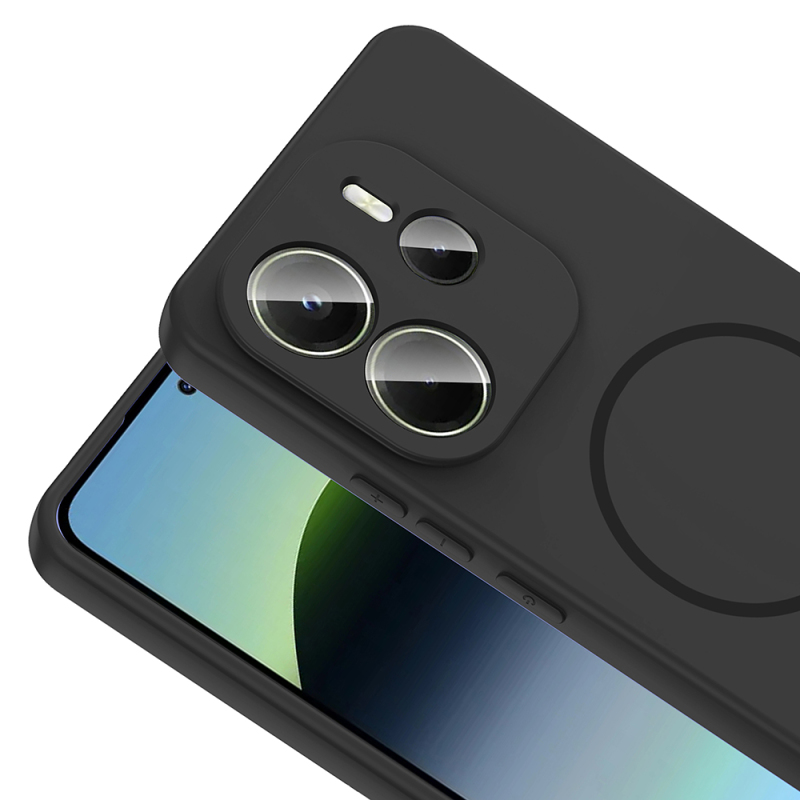 Xiaomi Redmi Note 14 4G Kılıf M-safe Şarj Özellikli Zore Meta Kapak - 22