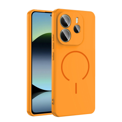 Xiaomi Redmi Note 14 4G Kılıf M-safe Şarj Özellikli Zore Meta Kapak - 7