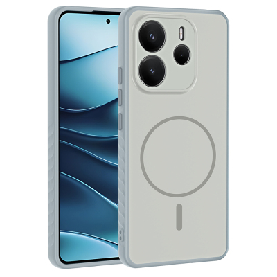 Xiaomi Redmi Note 14 4G Kılıf M-safe Şarj Özellikli Zore Tea Kapak - 1