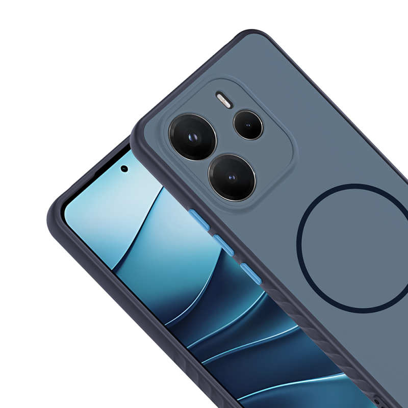 Xiaomi Redmi Note 14 4G Kılıf M-safe Şarj Özellikli Zore Tea Kapak - 10