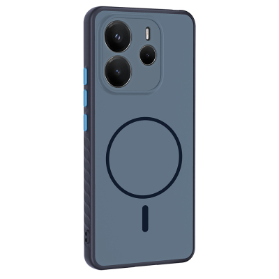 Xiaomi Redmi Note 14 4G Kılıf M-safe Şarj Özellikli Zore Tea Kapak - 6