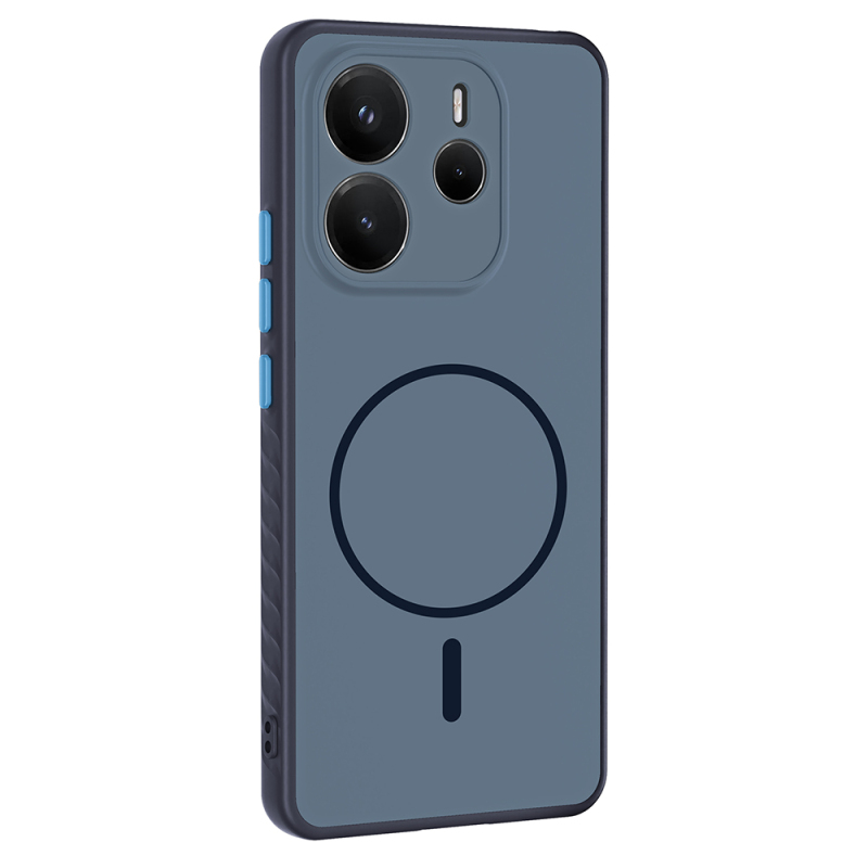 Xiaomi Redmi Note 14 4G Kılıf M-safe Şarj Özellikli Zore Tea Kapak - 6