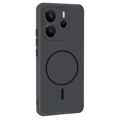 Xiaomi Redmi Note 14 4G Kılıf M-safe Şarj Özellikli Zore Tea Kapak - 8