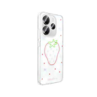 Xiaomi Redmi Note 14 4G Kılıf Şeffaf Figürlü Zore Folk Sert Kapak - 11
