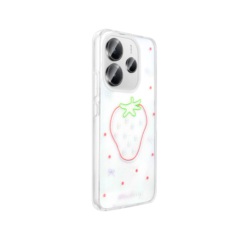 Xiaomi Redmi Note 14 4G Kılıf Şeffaf Figürlü Zore Folk Sert Kapak - 11