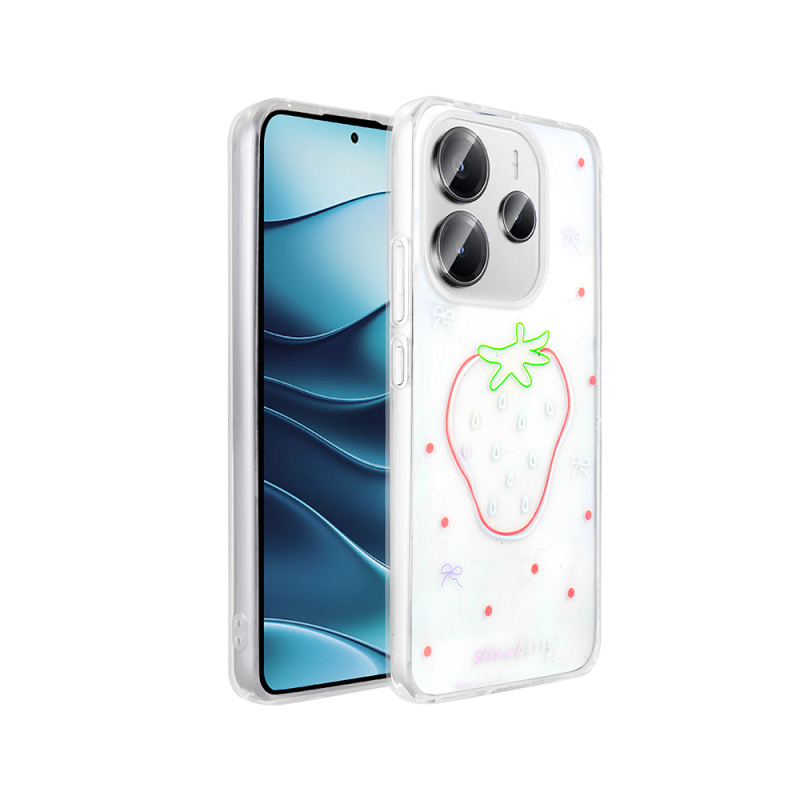 Xiaomi Redmi Note 14 4G Kılıf Şeffaf Figürlü Zore Folk Sert Kapak - 4