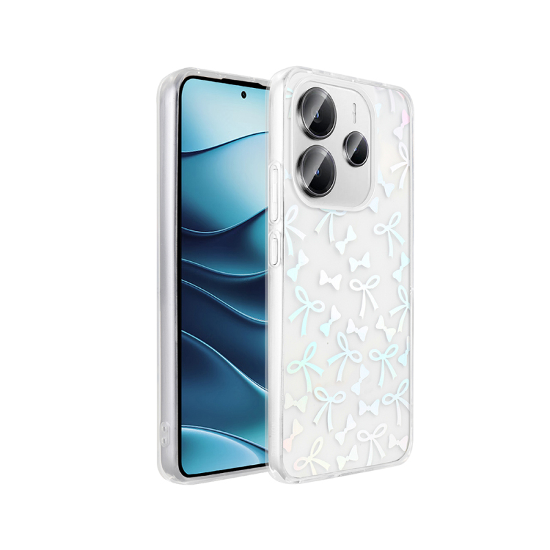 Xiaomi Redmi Note 14 4G Kılıf Şeffaf Figürlü Zore Folk Sert Kapak - 5