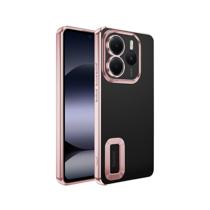 Xiaomi Redmi Note 14 5G Case Camera Protection Logo Showing Zore Omega Cover - 2