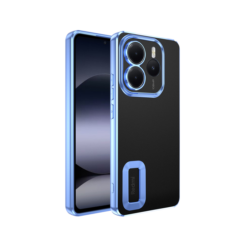 Xiaomi Redmi Note 14 5G Case Camera Protection Logo Showing Zore Omega Cover - 4