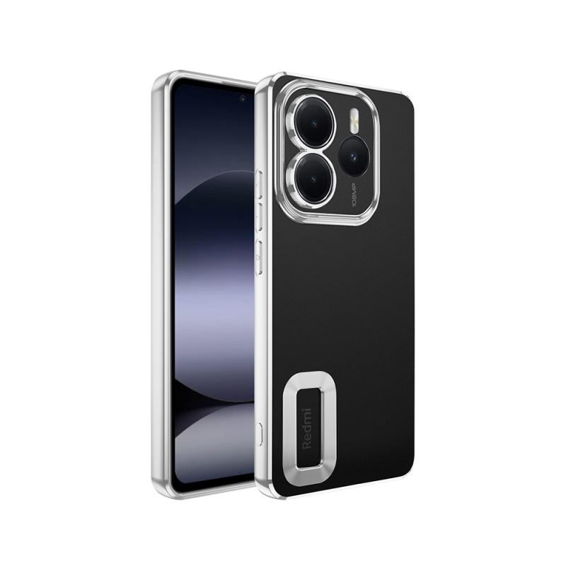Xiaomi Redmi Note 14 5G Case Camera Protection Logo Showing Zore Omega Cover - 6