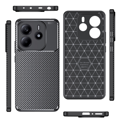 Xiaomi Redmi Note 14 5G Case Zore Negro Silicone Cover - 6