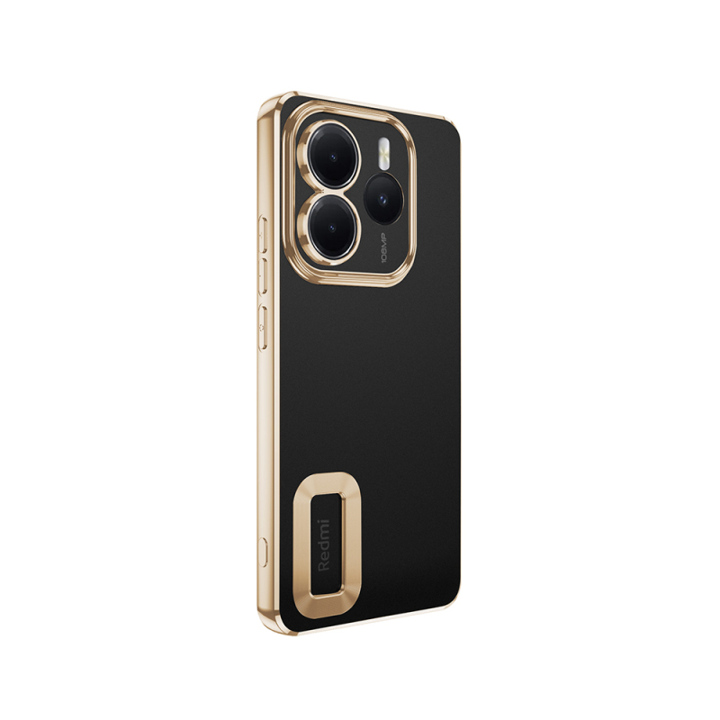 Xiaomi Redmi Note 14 5G Kılıf Kamera Korumalı Logo Gösteren Zore Omega Kapak - 14